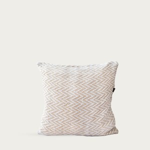 Decorative Throw Pillow with Chevron Pattern